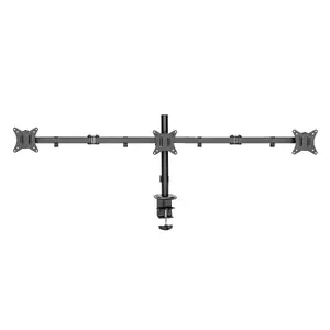 Monitor Mount Deltaco ARM-0301-B 27" Desk Black Clamp/Grommet