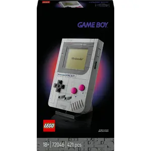 LEGO Retro Design Building Set Game Boy 72046 – detailed model replica, display stand