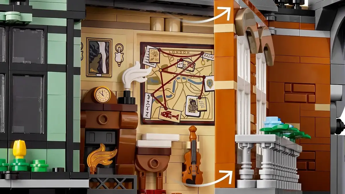 LEGO Icons Book Nook Sherlock Holmes 10351 Photo 6