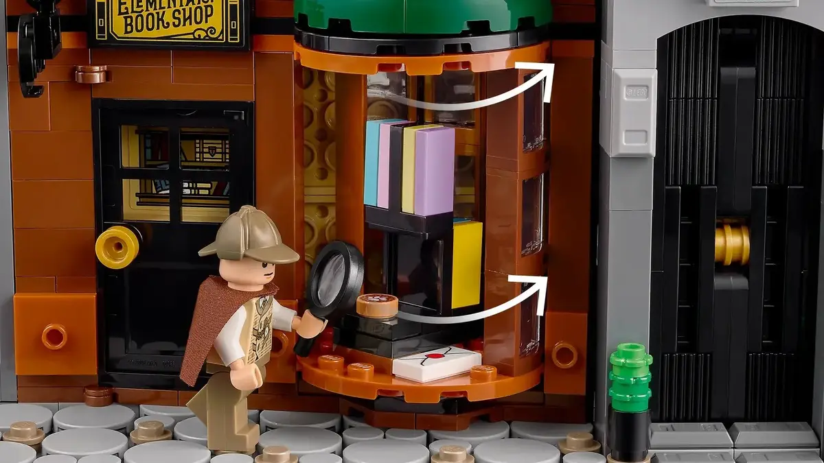 LEGO Icons Book Nook Sherlock Holmes 10351 Photo 7