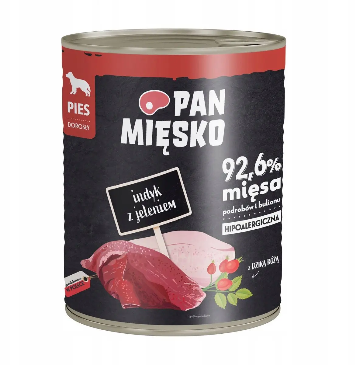Svaigs suņu barības konservs pan miĘsko