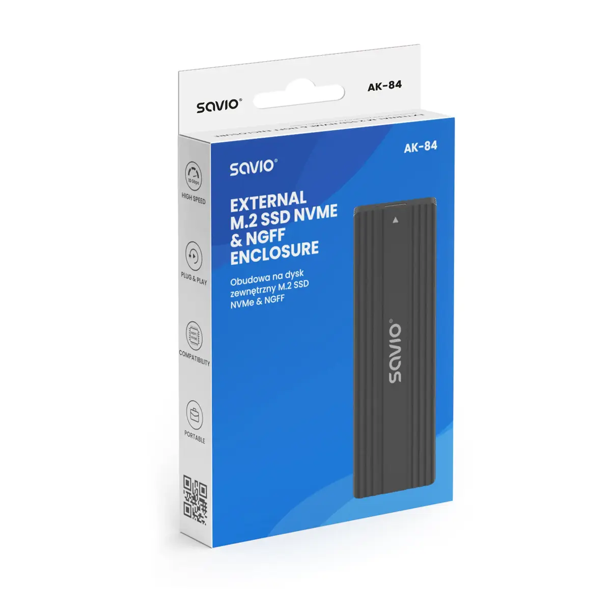 SAVIO AK-84 SSD korpuss M.2, USB 10 Gbit/s Photo 5