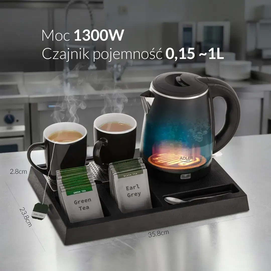 Electric kettle Adler AD 1387 — 1 L Photo 10