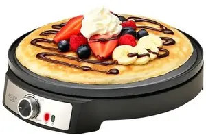Adler AD 3093 Double‑Sided Electric 2‑in‑1 Pancake Maker, Black