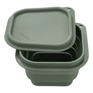 Pusdienu trauks Fackelmann 26926 Silikons Zaļš Pelēks 130mm