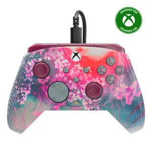 Turtle Beach Rematch Advanced Kyoto Bloom Wired Gaming Controller for Xbox and PC with Remappable Buttons and Hall-Effect Triggers