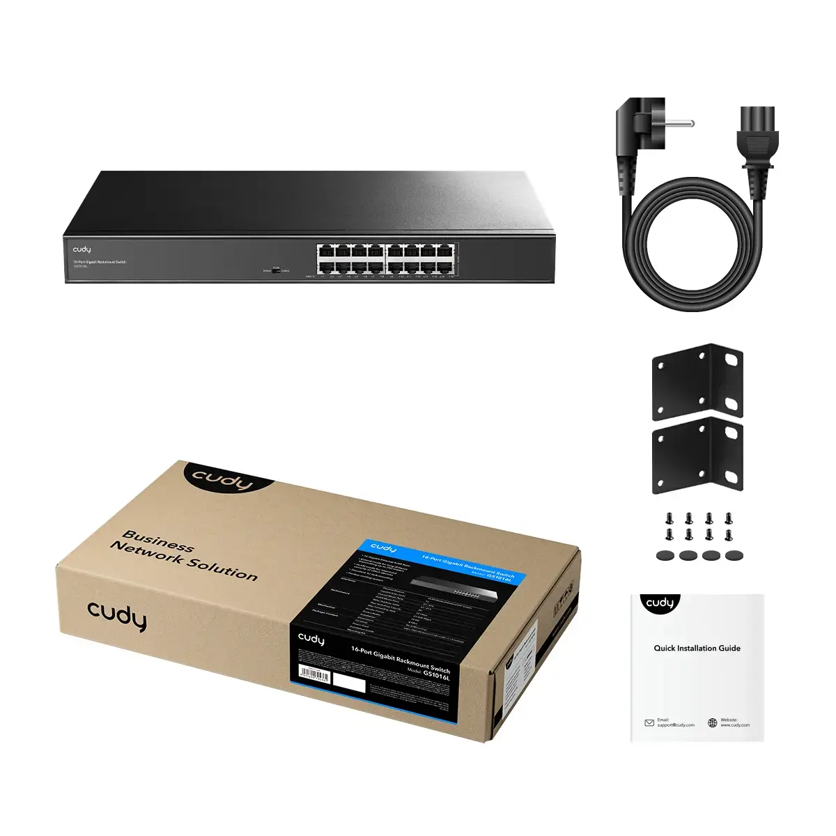 Cudy GS1016L 16 portu Gigabit slēdzis Photo 4