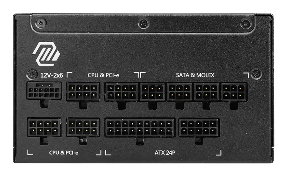 MSI MAG A1000GL PCIE5 II 1000 Вт БП Photo 2