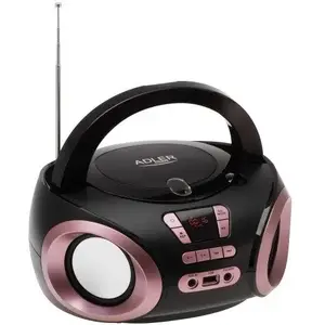 Portable CD boombox Adler AD 1181 with FM tuner, USB playback, AUX input, 2x2W, mains/battery