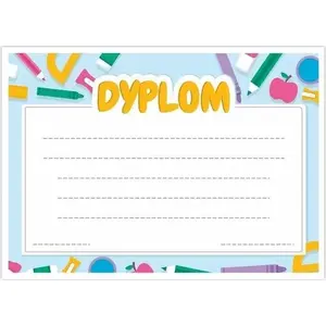 Certificate holder / Diploma sleeve A4 LearnHow 482979, pack of 10 transparent sleeves