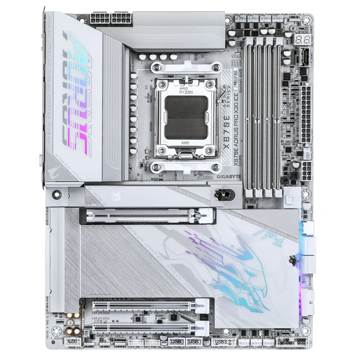Mātesplate GIGABYTE X870E AORUS PRO X3D ICE Photo 2
