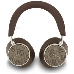 Накладные наушники GUESS GUBHC15P4MRSCW Bluetooth 4.0 Classic Logo коричневые, проводные/беспроводные