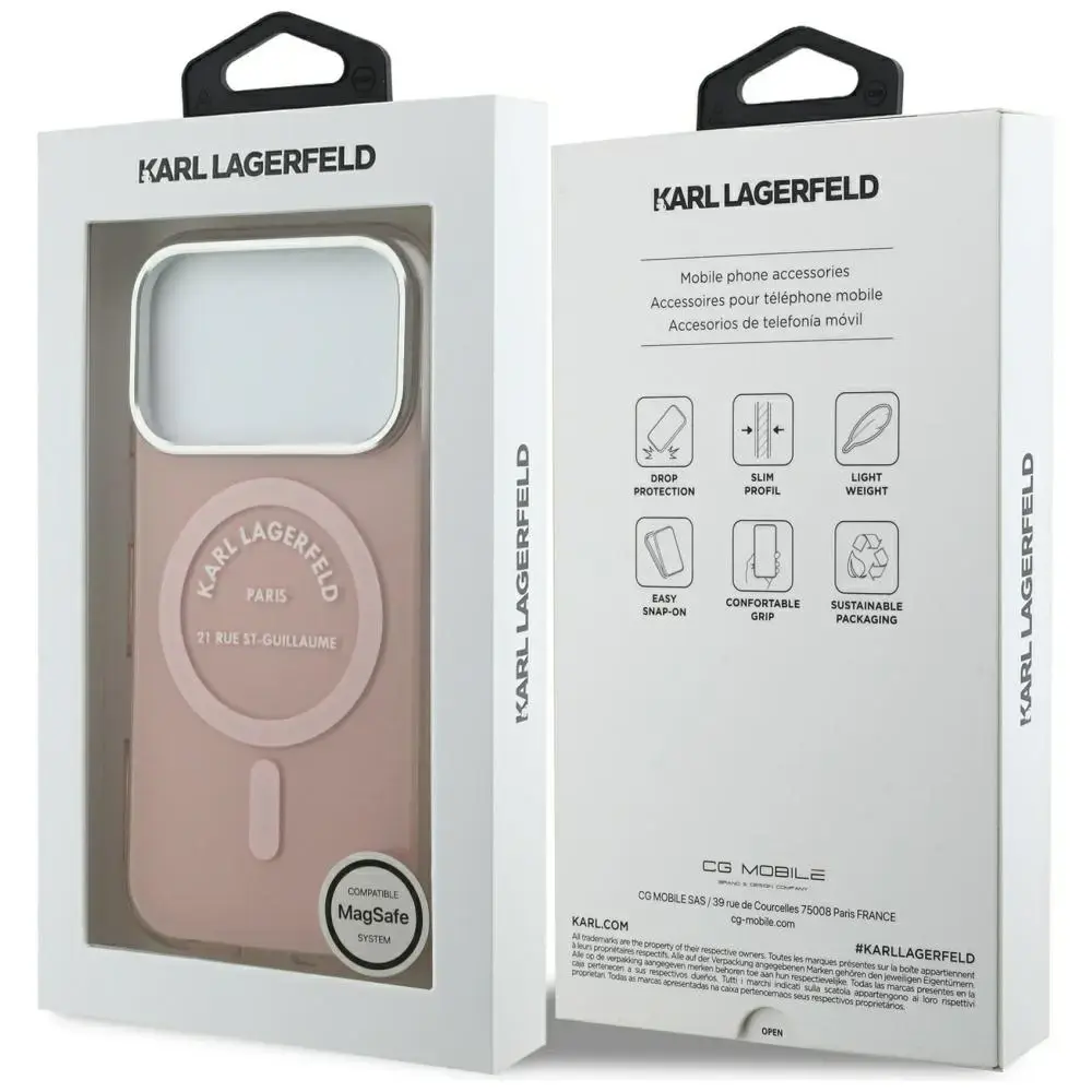 Karl Lagerfeld IML Karl RSG MagSafe vāciņš priekš iPhone 17 Pro Photo 6