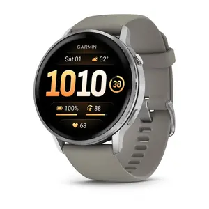 Viedpulkstenis Garmin Venu 4 1.4" AMOLED GPS Wi-Fi 45mm Sudrabs
