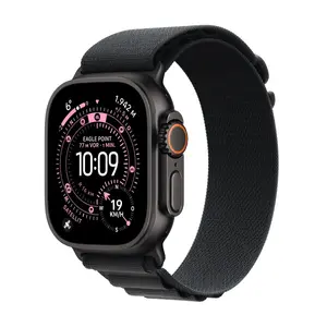 Смарт‑часы Apple Watch Ultra 3 Titanium Cellular 49 мм черные с ремешком Alpine Loop (Small)