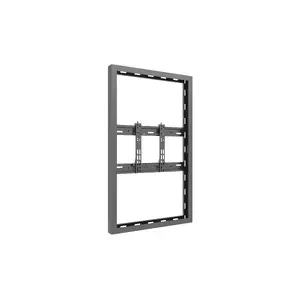 Multibrackets M Pro Series Enclosure 43" Wall Slim Small Black Steel Landscape Portrait