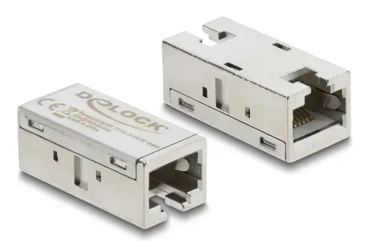 DELOCK Adapteris RJ45 Cat.6A metāls Photo 2