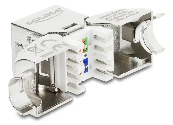 DELOCK Keystone RJ45 uz LSA Cat.6A 45° Photo 2