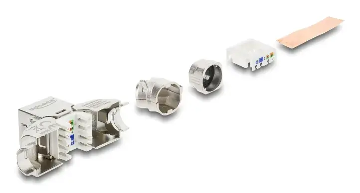 DELOCK Keystone RJ45 uz LSA Cat.6A 45° Photo 3