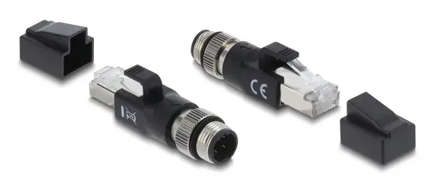 DELOCK M12 D-кодированный 4-контактный на RJ45 90831 Photo 2