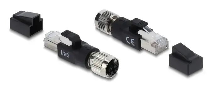 DELOCK M12 X-кодированный 8-pin на RJ45 90834 Photo 2