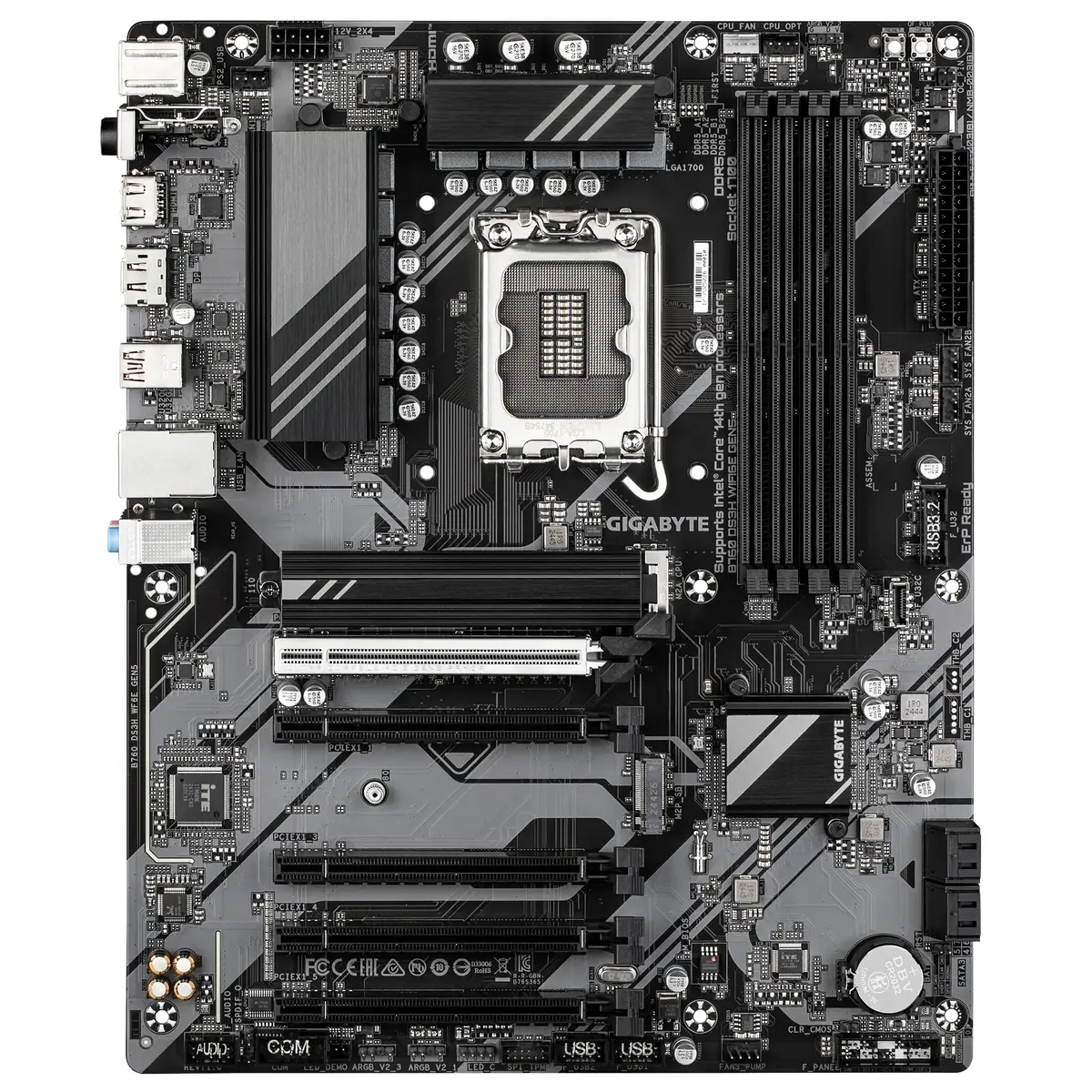 Материнская плата GIGABYTE B760 DS3H WIFI6E Photo 2