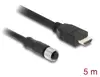 DELOCK M12 A-kodēts 17 kontaktu — HDMI kabelis 5 m Photo 2