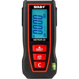 Laser distance meter SOLA DALMIERZ METRON 20 BT — 70 m range, Bluetooth