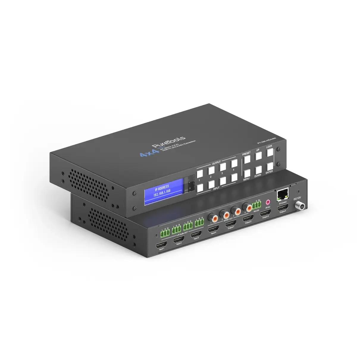 AV матричный коммутатор PureTools PT-MA-HD44M Photo 3