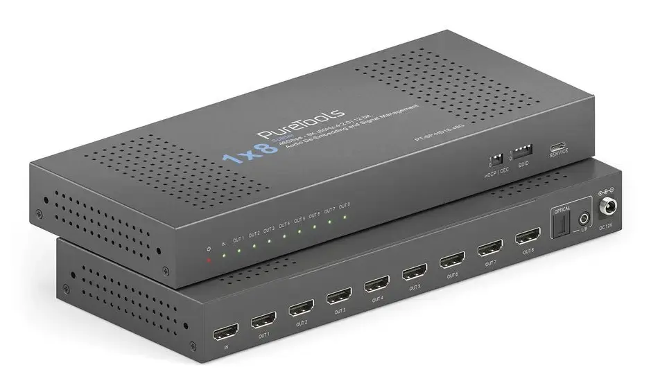 Разветвитель HDMI PureTools PT-SP-HD18-48G Photo 3