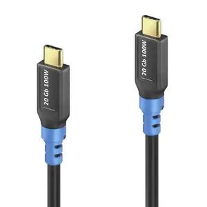 USB cable PureLink FI-U400-010-PCK USB4 Gen 2x2 1 m USB C Black Blue