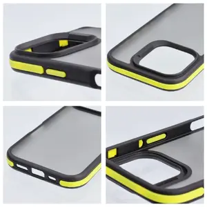 Aizsargmaciņš OEM NEO iPhone 15 Pro, dzeltens, mīksts korpuss