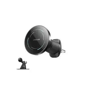 Автомобильное беспроводное зарядное и держатель Joyroom JR-ZS502, совместимый с MagSafe, чёрный