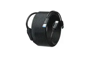 USB extension cable MediaRange MRCS243 USB 3.2 Gen 1 (3.1 Gen 1) 10 m, 2× USB-A to USB-A, 5 Gbit/s, black
