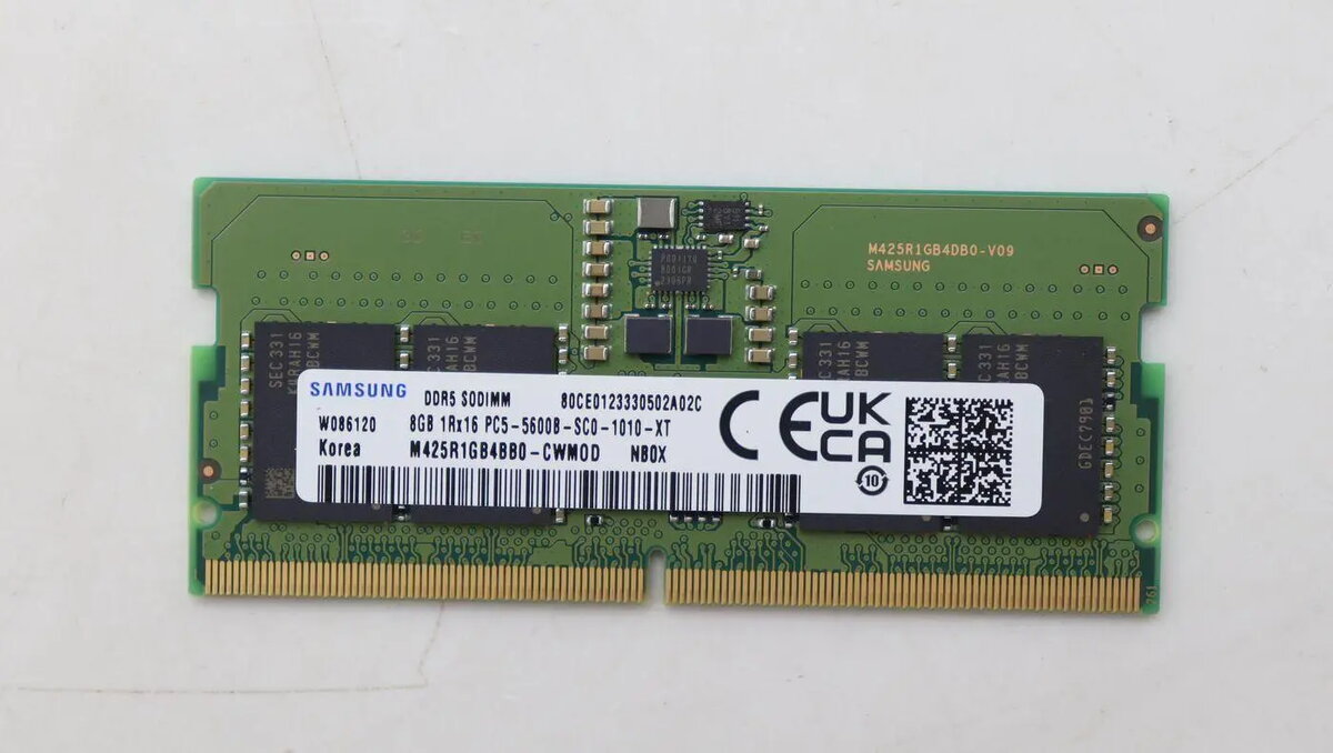 Atmiņas modulis Lenovo DDR5 SODIMM 8GB