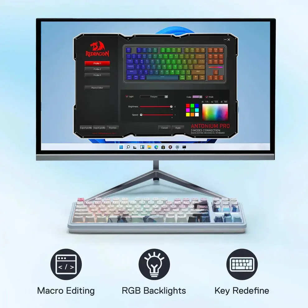 Klaviatūra REDRAGON K728AK-RGB-PRO Photo 11