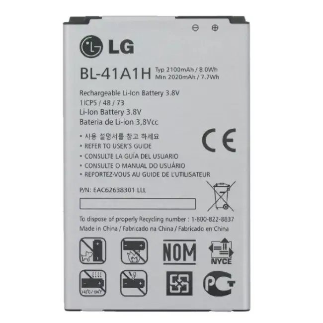 OEM BL-41A1H lithium battery for LG F60 D390N Photo 2