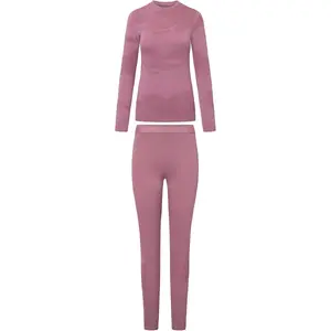 Viking Gasher Lady Merino Women's Underwear Set Size M Pink Polyamide