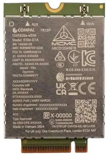 DELL DW5826E Внутренний WWAN Photo 2
