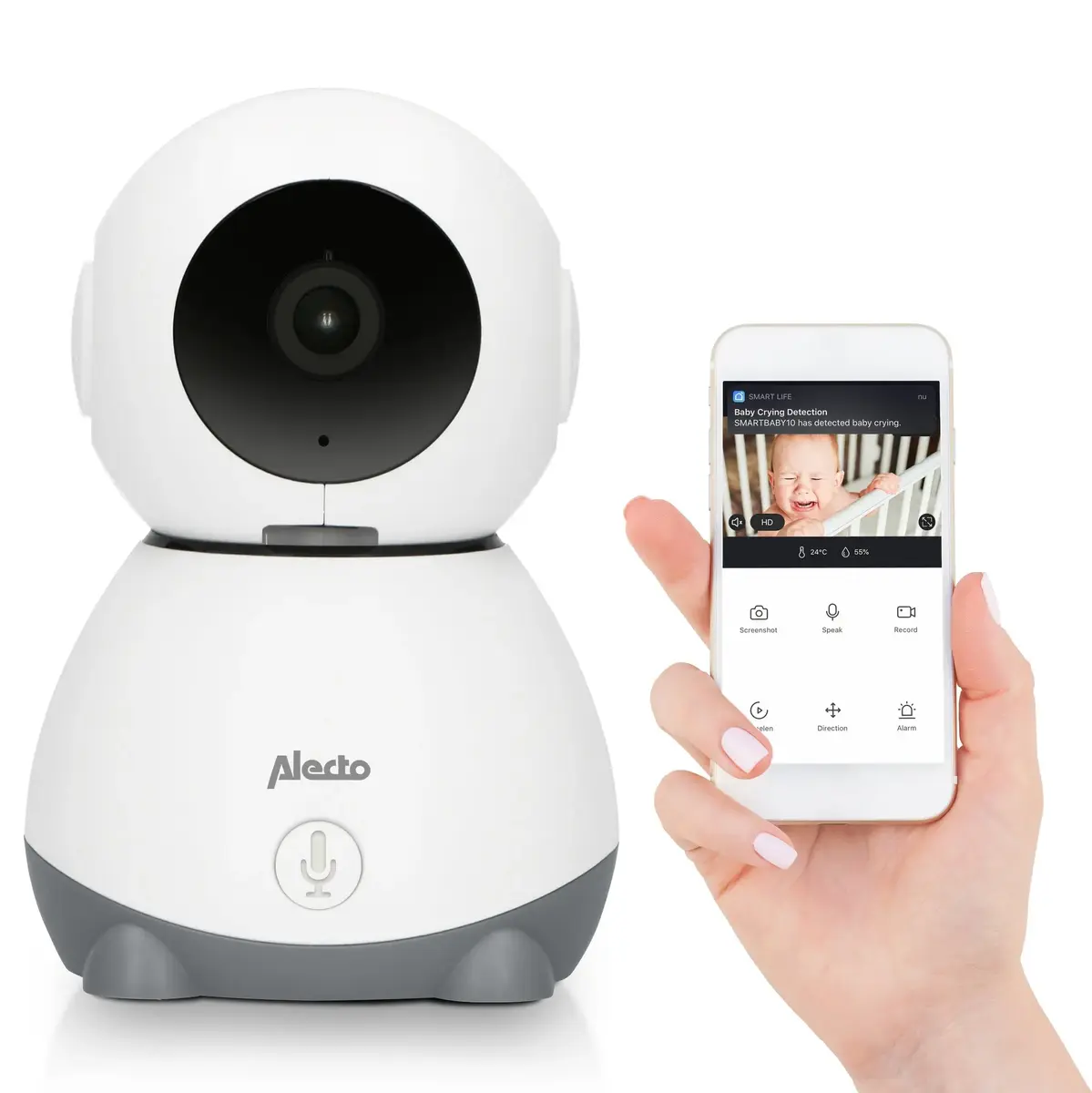 Video bērnu uzraudzītājs Alecto SMARTBABY10 Photo 2
