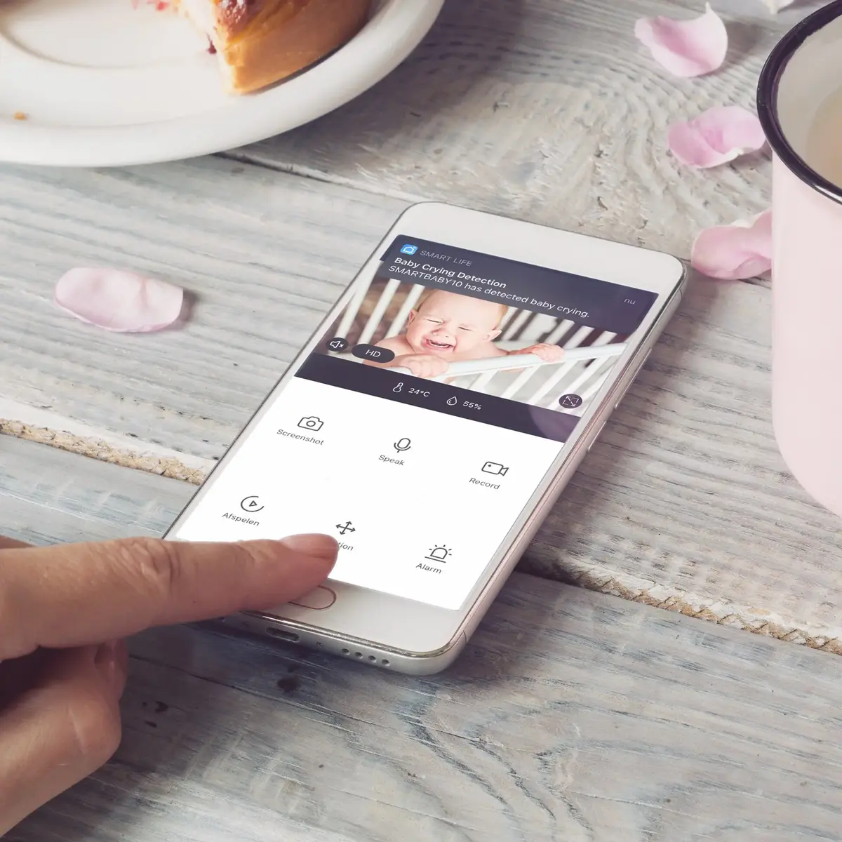 Video bērnu uzraudzītājs Alecto SMARTBABY10 Photo 16