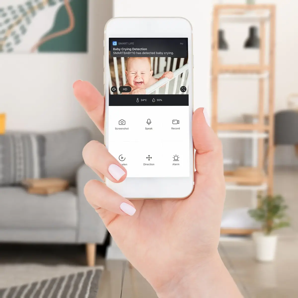 Video bērnu uzraudzītājs Alecto SMARTBABY10 Photo 17