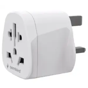 Power adapter GEMBIRD A-AC-UKMINTF — UK Type G plug to IEC C13 inlet, 15A