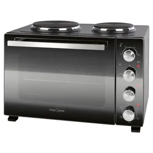 Мини-печь ProfiCook PCKK1302, 32 л, с двумя конфорками (Ø18,5 см и Ø15,5 см)