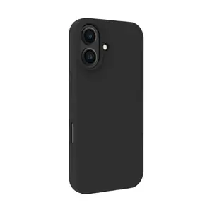 Evelatus Soft Touch silikona vāciņš iPhone 17 — Premium melns, saderīgs ar MagSafe