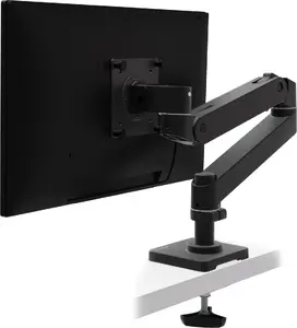 Monitor mount ERGOTRON LX Pro Series 45-708-292, black, 10 kg, VESA 75x75–100x100, height adjustable, tilt 15–70°