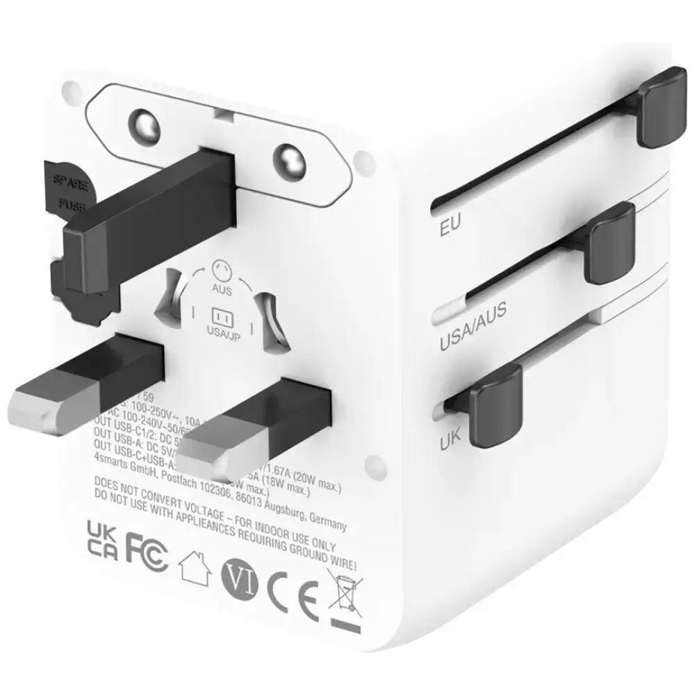 Ceļojumu adapteris 4smarts Nomad 20W 2C+1A Photo 2