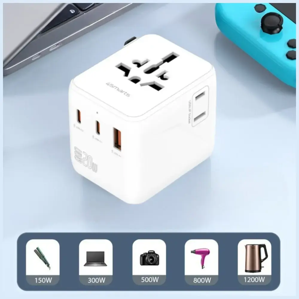 Ceļojumu adapteris 4smarts Nomad 20W 2C+1A Photo 5
