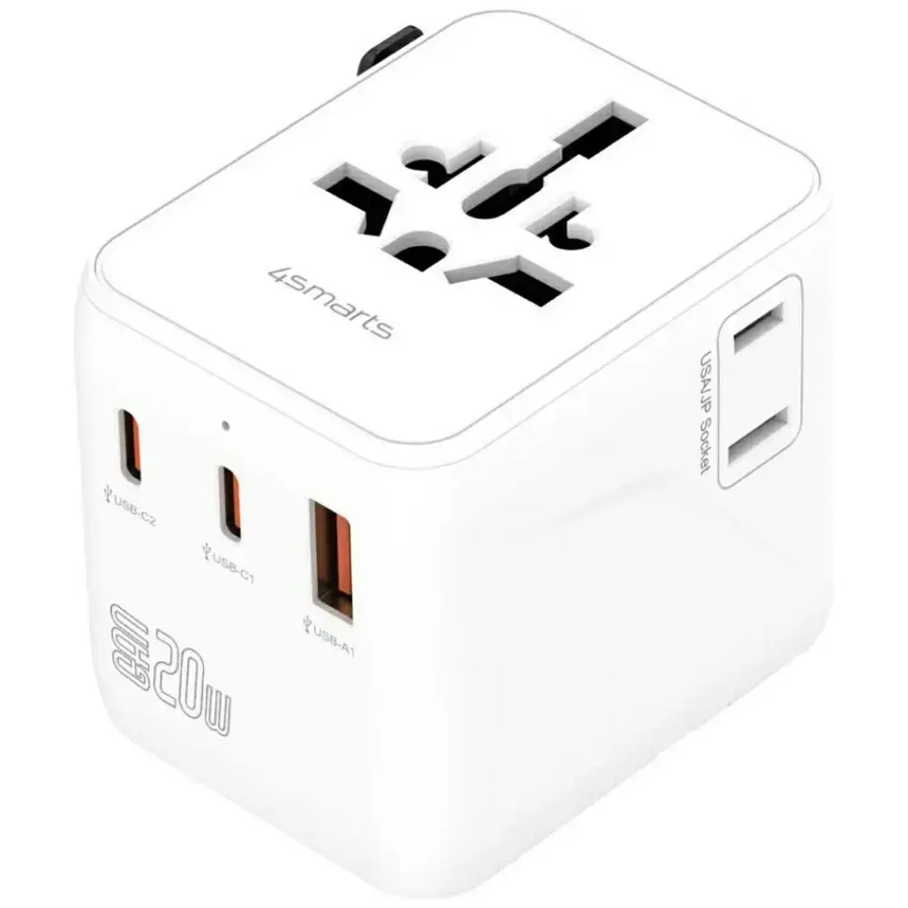 Ceļojumu adapteris 4smarts Nomad 20W 2C+1A Photo 10