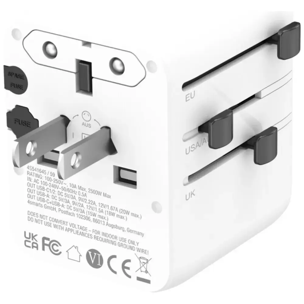 Ceļojumu adapteris 4smarts Nomad 20W 2C+1A Photo 11